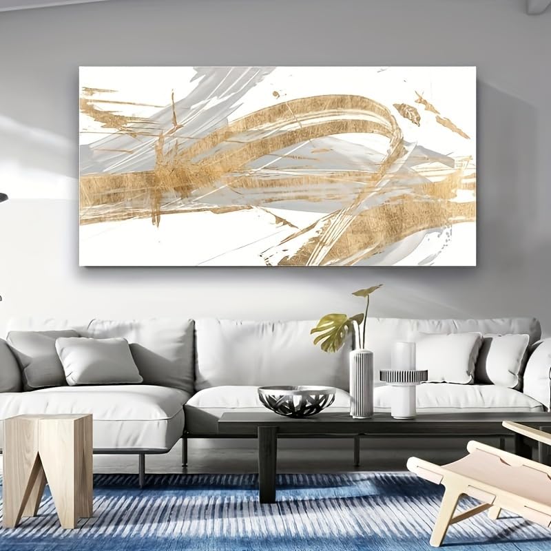 Affiches minimalistes sur toile pour sublimer le design épuré d'un salon lumineux