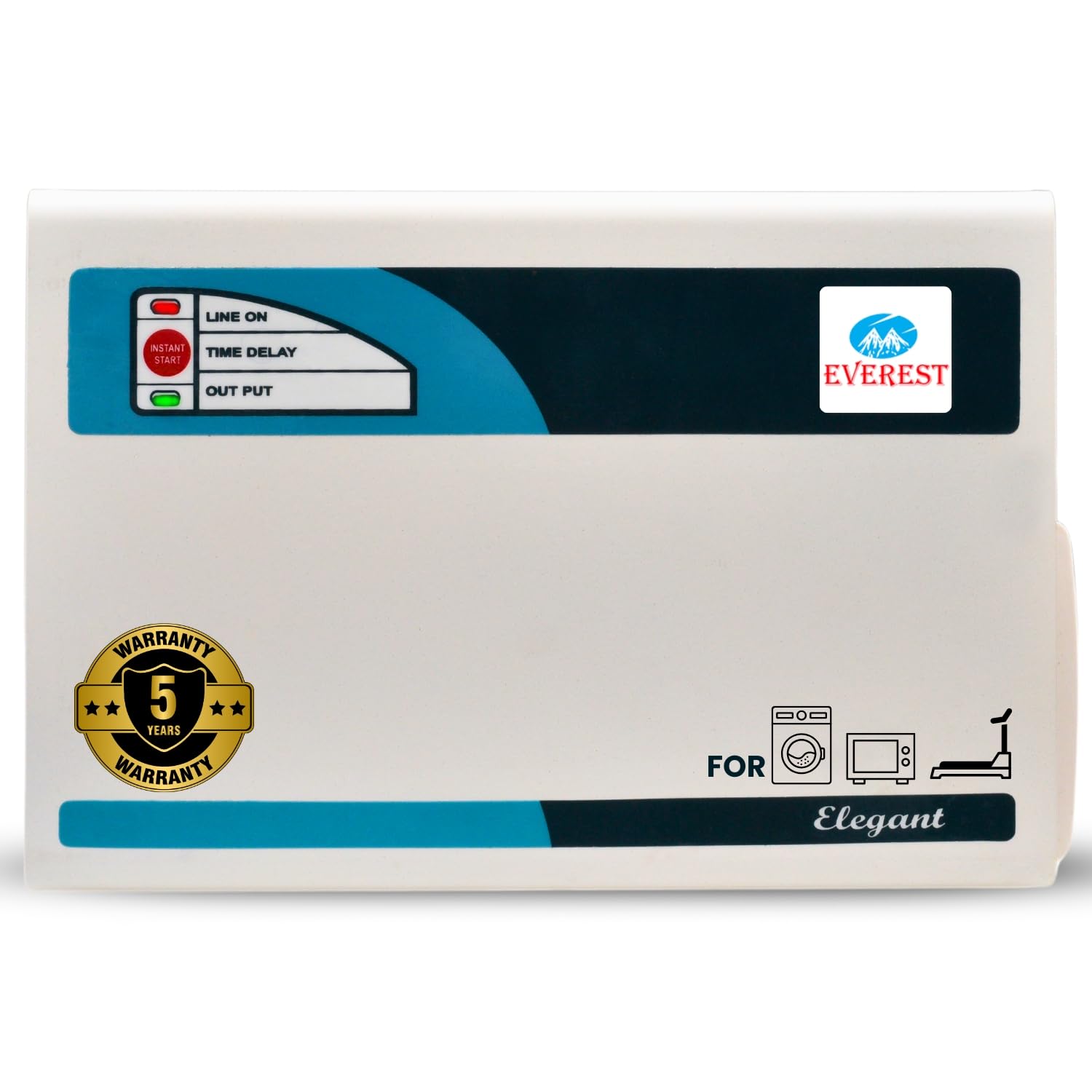 Everest EW 2 KVA Wide Range Voltage Stabilizer Used for Washing Machine, Tread Mill and Microwave Oven (Working Range : 150 V - 270 V)