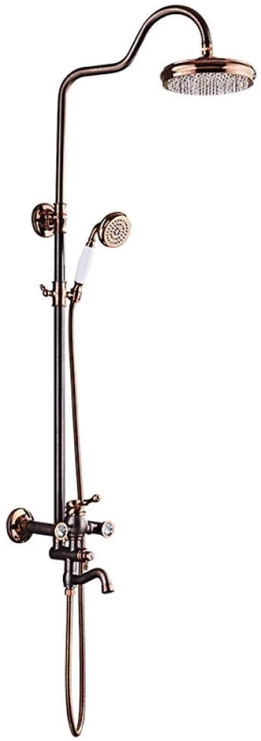 GLJTUO Shower Set Brass Bathtub Shower Faucet for Luxury Bathroom Shower System Bathroom Faucet Decoration