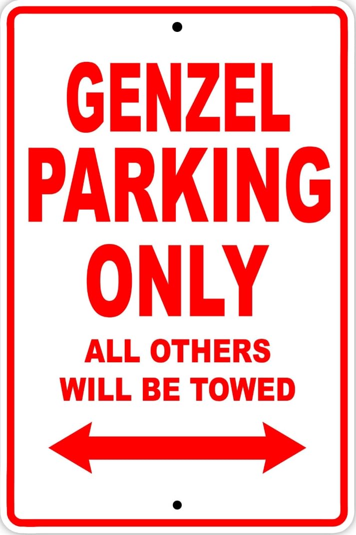 Genzel Parking Only Boat Ship Decor Novelty Notice Metal Sign