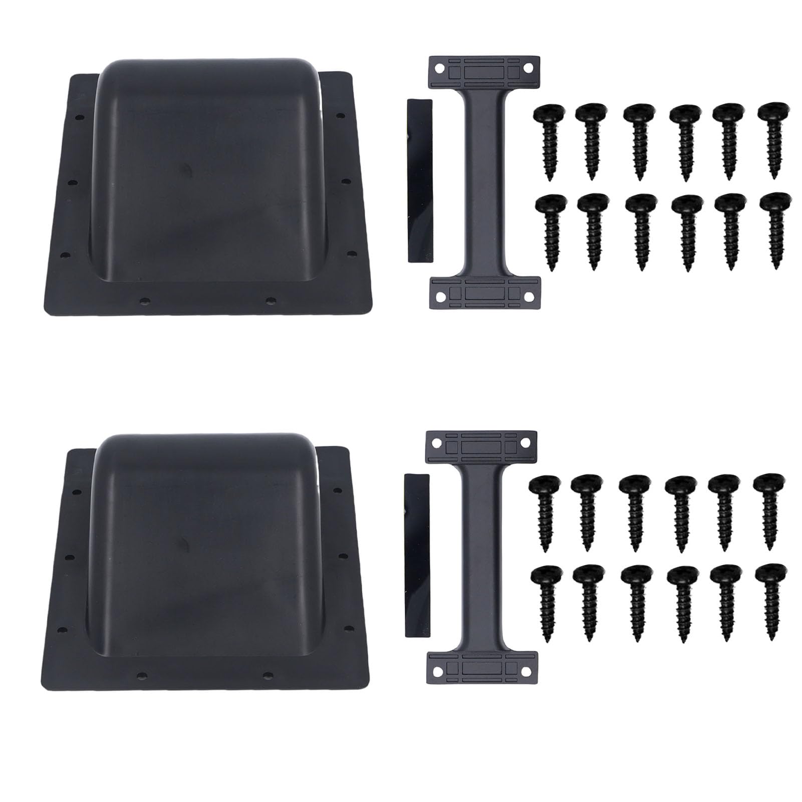 JAOCDOEN 2 Pcs Speaker Handle Aluminum Alloy Comfortable Grip Replacement for Large Stage Speakers Cabinets