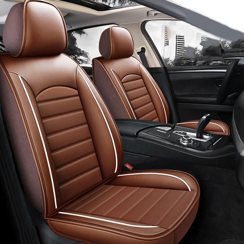 Fundas De Asientos Para BMW Serie 5 E60 E61 (2005-2009), Tela Transpirable, Kit Delantero Y Trasero En Gris