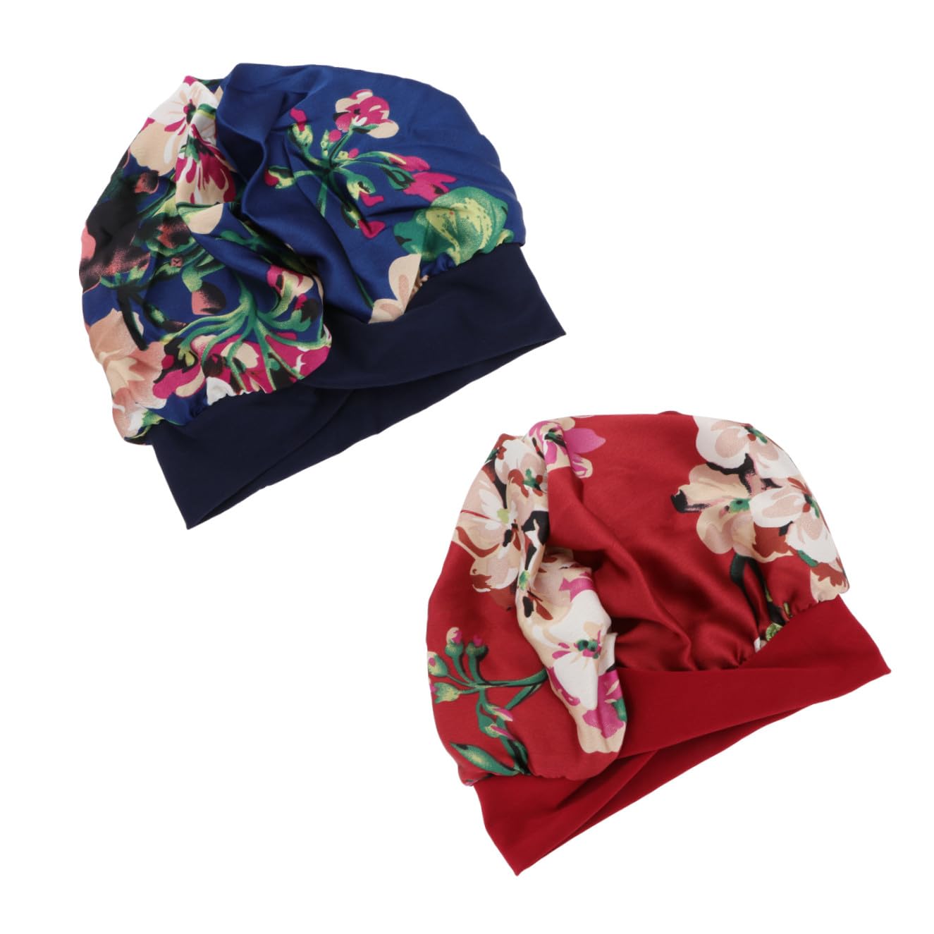 Healeved 6pezzi Cappello Turbante Elastico Ampio Per Donna Cappello Da Notte Traspirante e Multifunzionale Sintetica