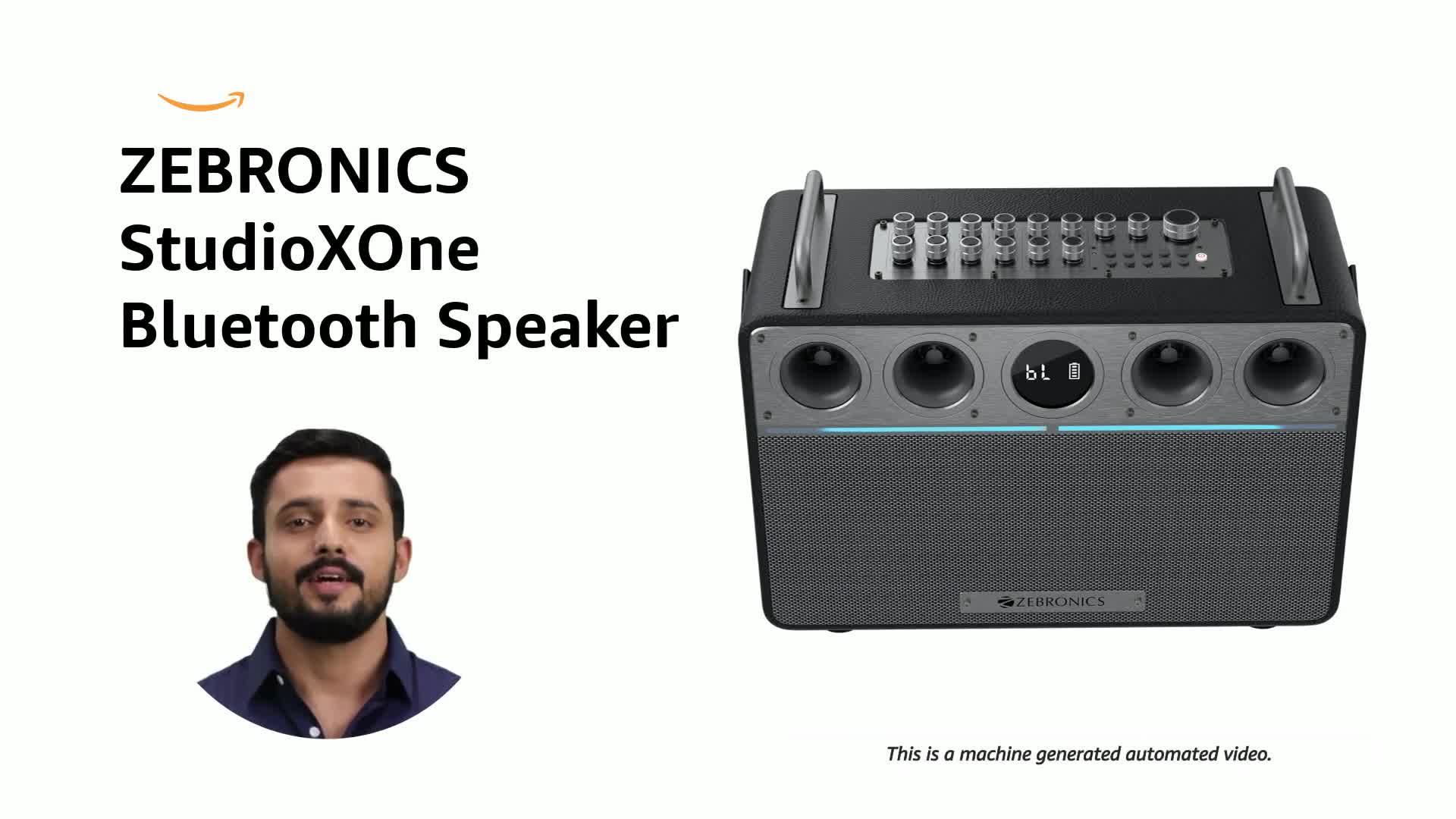 ZEBRONICS Studio X One, 240W, 8 Hrs, 9000 mAh, Bluetooth Speaker