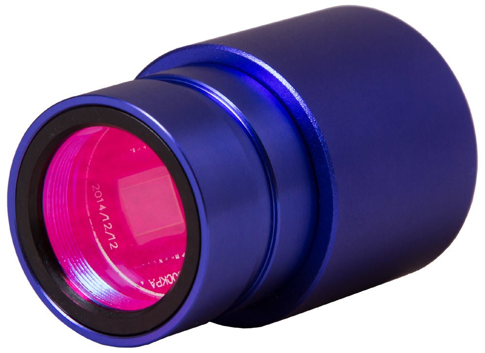 Cámara Digital Levenhuk M500 Base para Microscopios con el Software Necesario (Compatible con Mac, Linux y Windows)