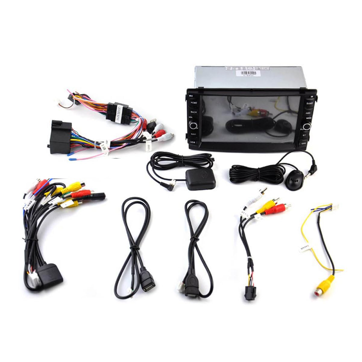 7-calowe radio samochodowe do Kia Ceed Venga 2007 2008 2009 Android 15 Carplay nawigacja radio, samochodowy multimedialny odtwarzacz wideo, ekran dotykowy, Bluetooth, GPS, WiFi, Android Auto (4