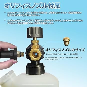 【1回使用しました】ケルヒャー K2 フォームキャノン付き 31etrlIbH5L.jpg_BO30,255,255,