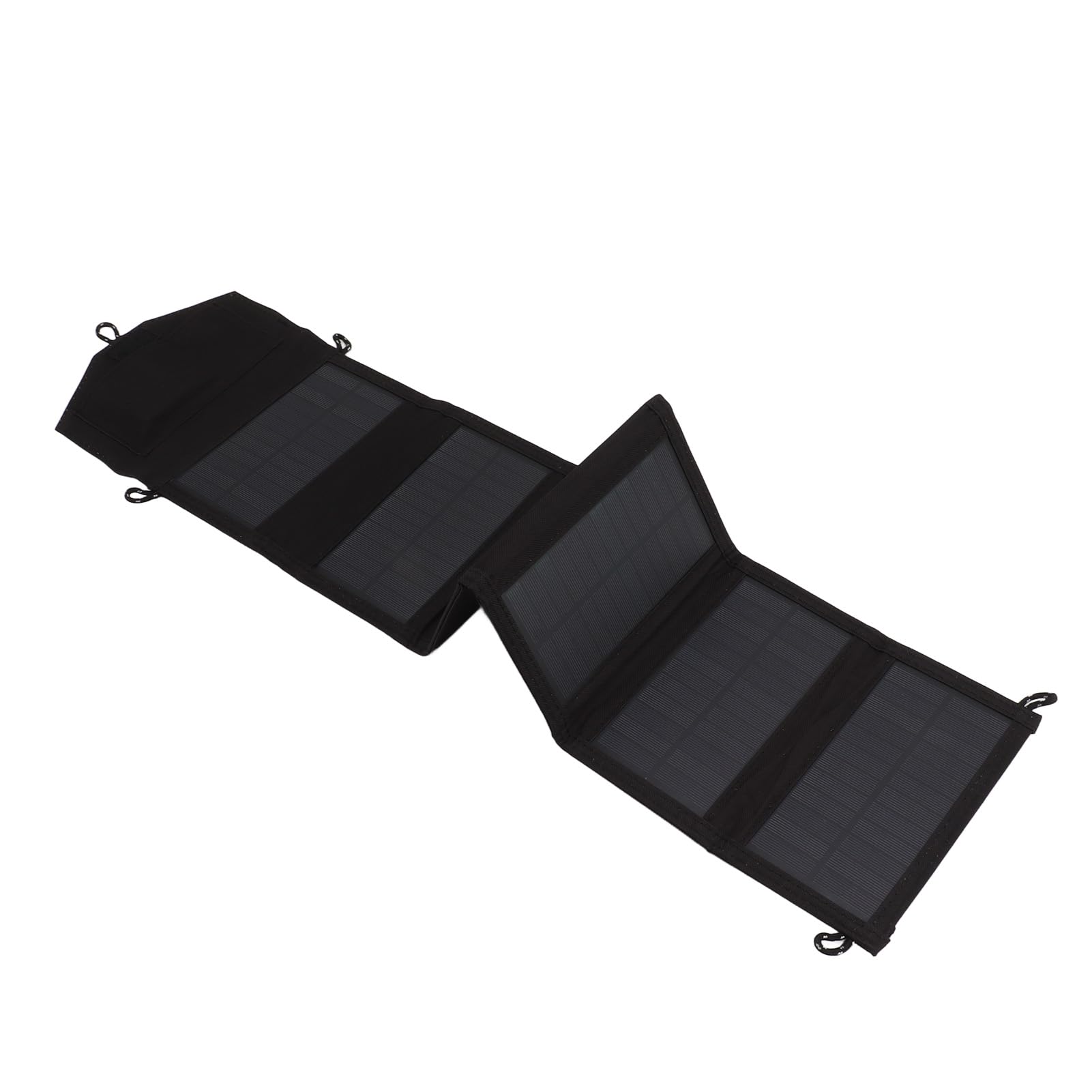 Caricabatterie Solare Portatile Efficiente da 20 W per Smartphone Tablet Kit Caricabatterie Solare Pieghevole Impermeabile IP65 da Viaggio per Campeggio con Zaino in Spalla