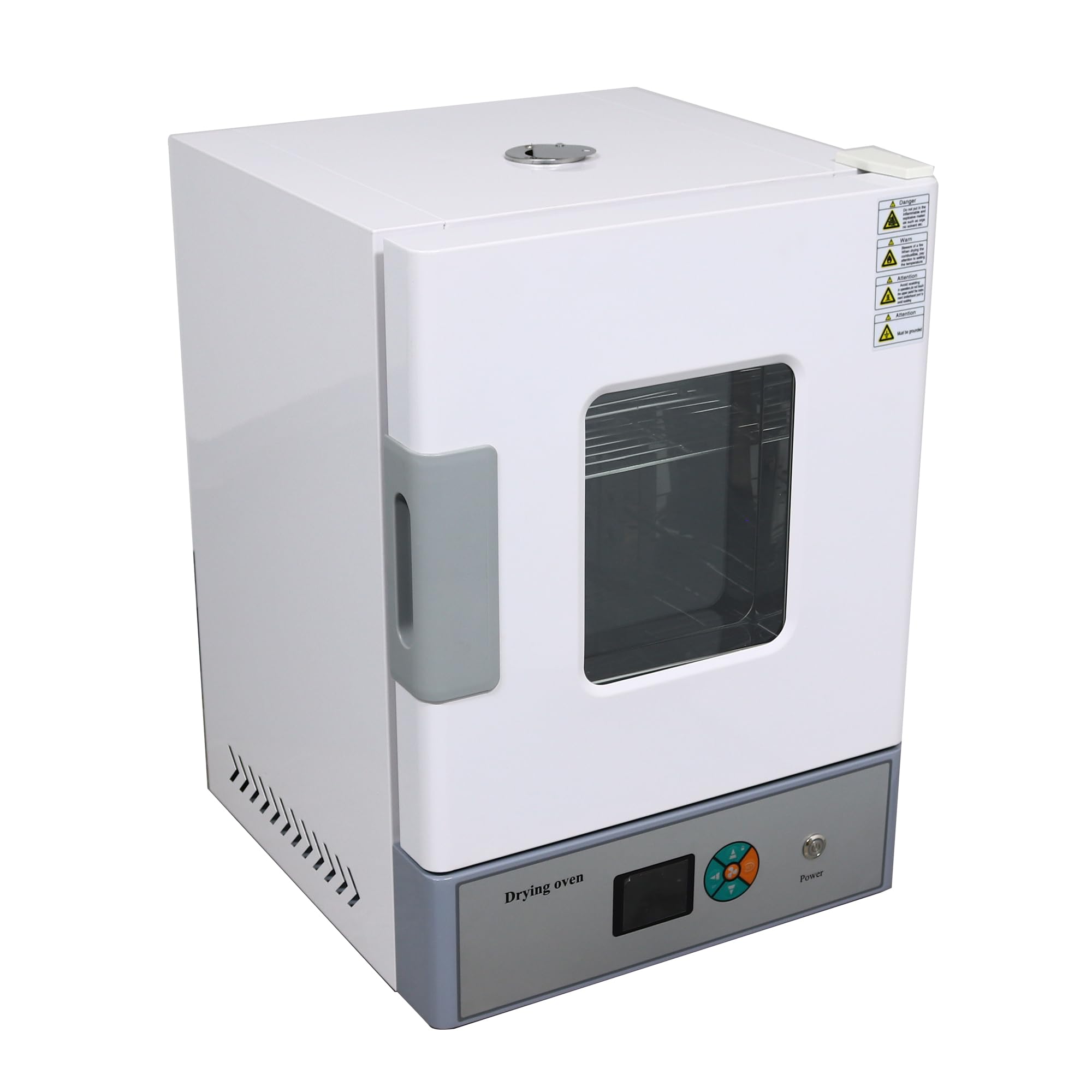 HQHAOTWU Digital Forced Air Convection Drying Oven Lab Heat Treat Oven Electric Blast Drying Oven 45L Inner Chamber Volume Fan Speed Adjustable 1KW