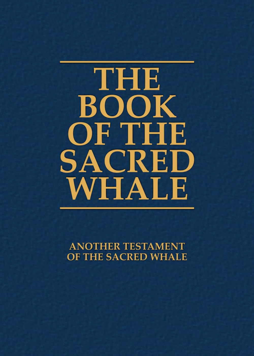 The Book of the Sacred Whale