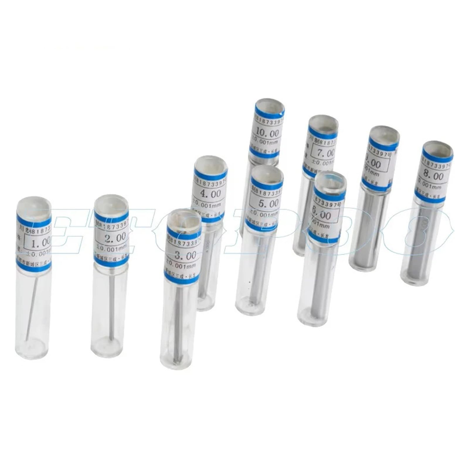 1 szt. Precyzyjny stalowy miernik sworzniowy o zakresie 1 Mm-10 Mm, narzędzia do obróbki metalu Precyzyjny pomiar(40mm)