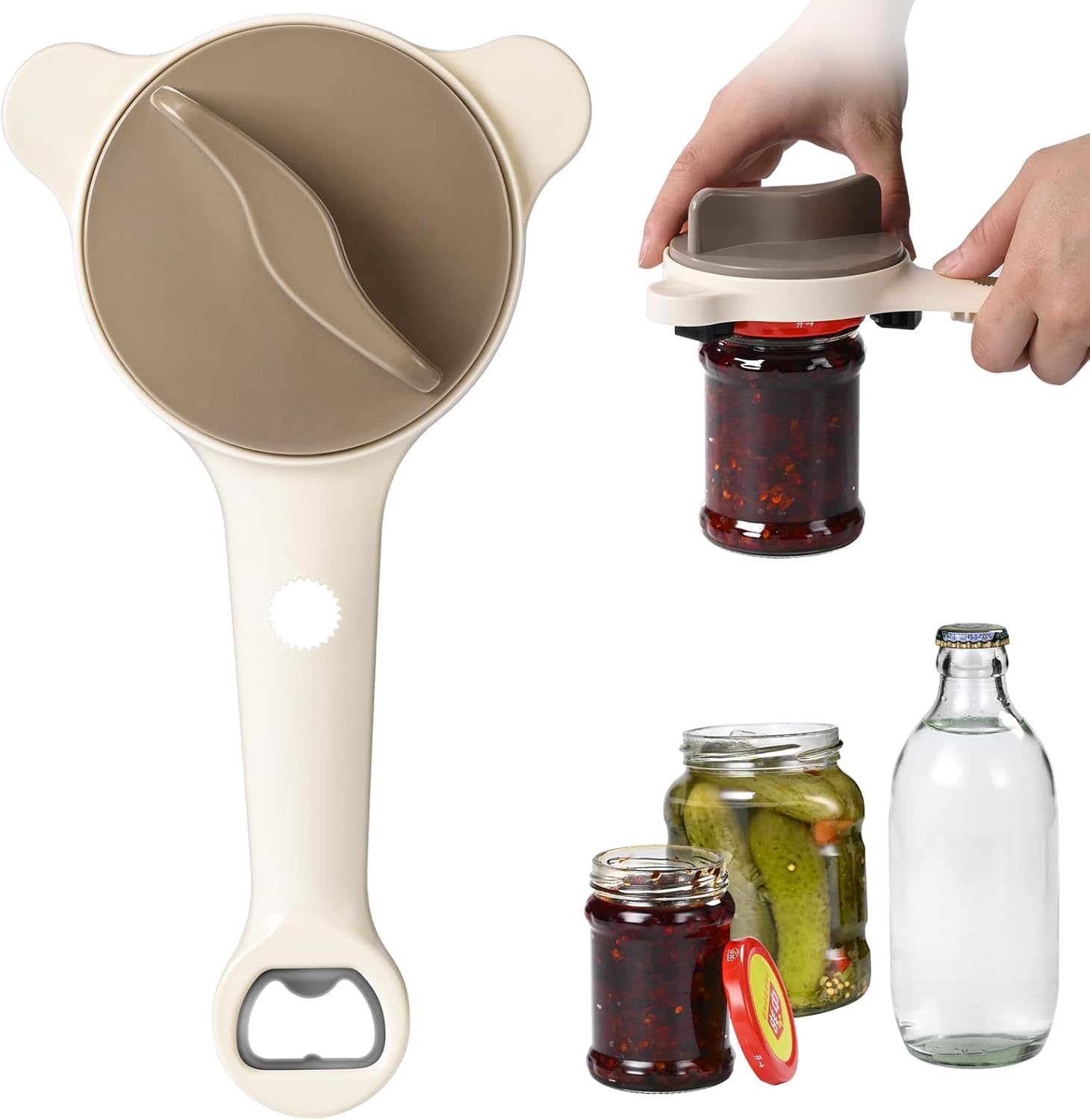 Ouvre-bocal multifonction rétractable pour simplifier la cuisine au quotidien