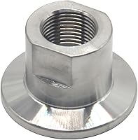 Vista 1 de HFS (R) KF25 (NW-25) a 3/8" hembra NPT montaje al vacío acero inoxidable 304