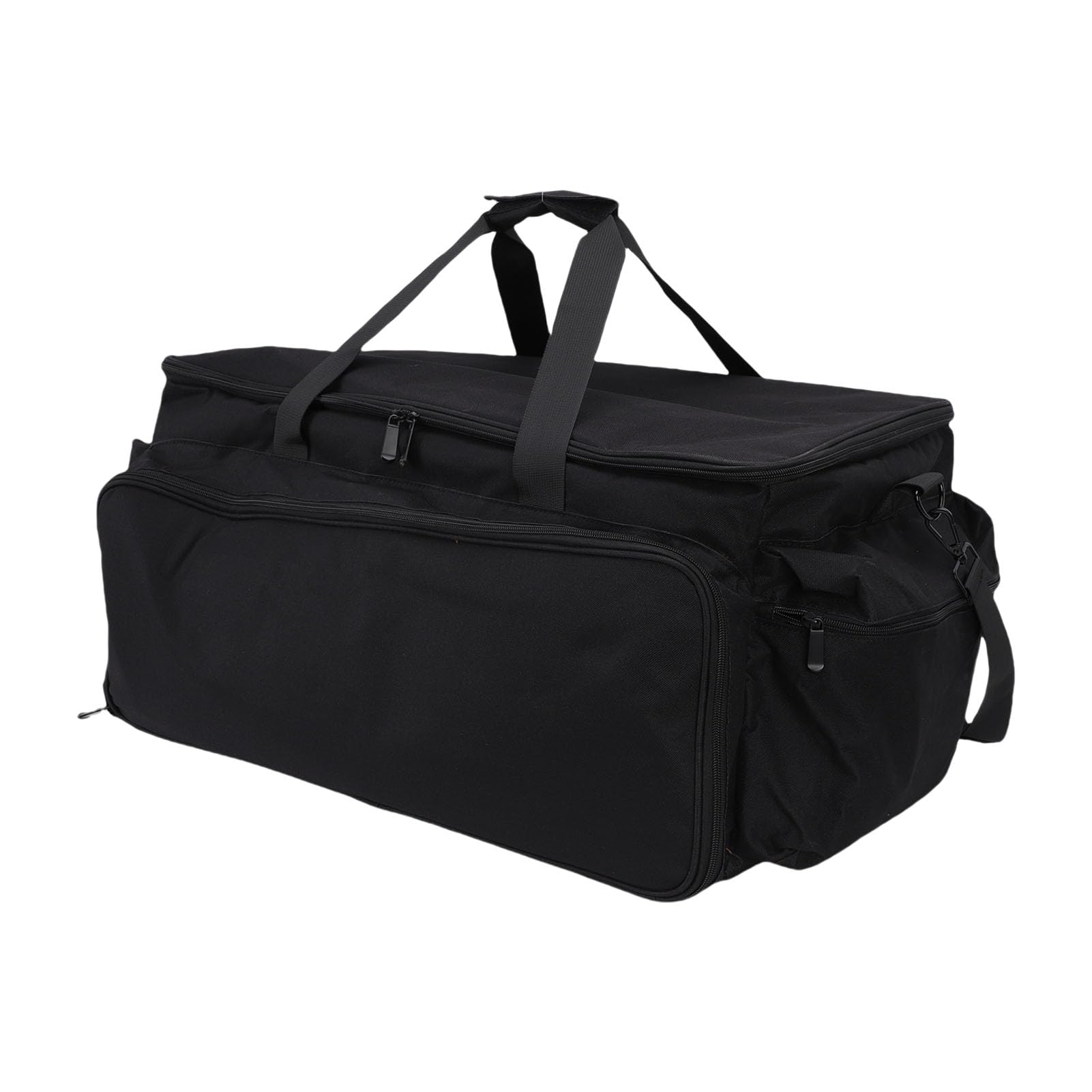 J Gig Bag con 6 Divisori Rimovibili, Borsa per Cavi DJ con Custodia per Laptop, Borsa da Viaggio per Musicisti di Grande capacità per Attrezzatura DJ, Attrezzatura Musicale e