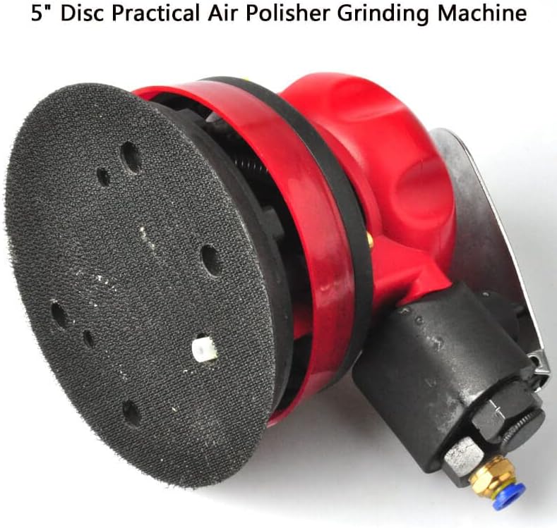 Miniatura 4 de Lijadora neumática Lijadora neumática de agua lijadora de palma de aire Pulidora de aire Kit de máquina de pulir con junta de entrada y tubo de agua
