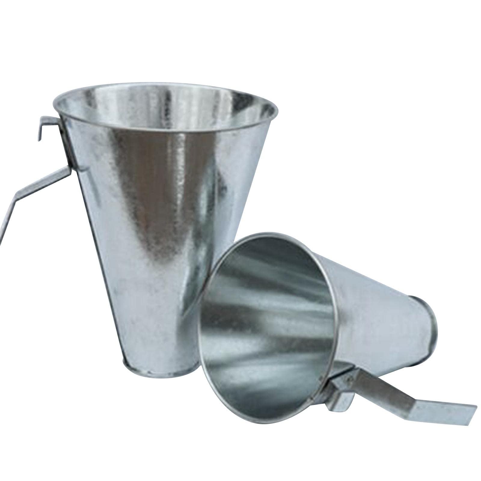 Geflügel-Rückhaltekegel aus verzinktem Stahl für effiziente Entwässerung beim Schlachten von Hühnern zu Hause, kleiner Bauernhof-Hühnerkegel für den Heimgebrauch