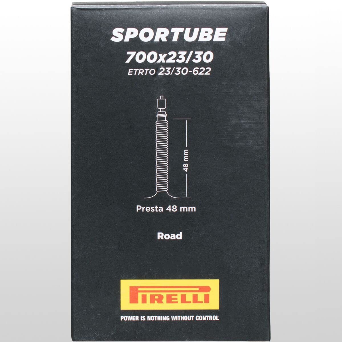 Pirelli Butyl Tubes uniseks dla dorosłych, czarne, 23/30-622, Presta 48 mm
