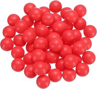 uxcell 25pcs PP Plastic Bearing Balls 14mm Solid Plastic Balls, G2 Precision Bearing Ball Frosted Surface, Red
