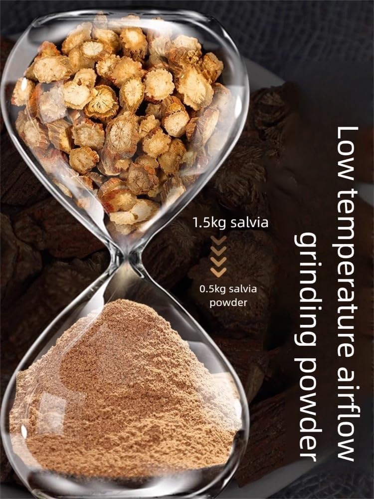 Dan Shen Powder Salvia Miltiorrhiza Powder Red Sage Root 丹参粉 120mesh (8.81oz) - Image 4