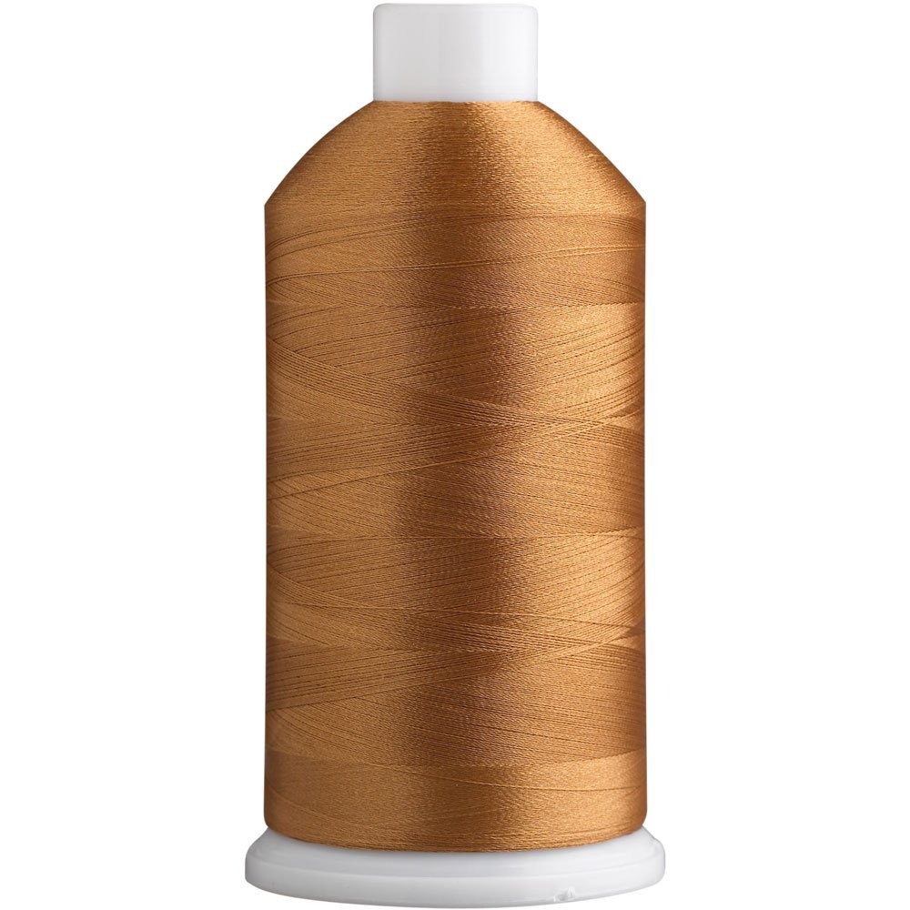 Superpunch SuperB Embroidery Thread 40wt, 5000 m Cone, Tobacco Brown 905