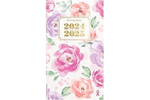 AT-A-GLANCE Two Year Pocket Planner: Plan and Achieve in 2024-2025