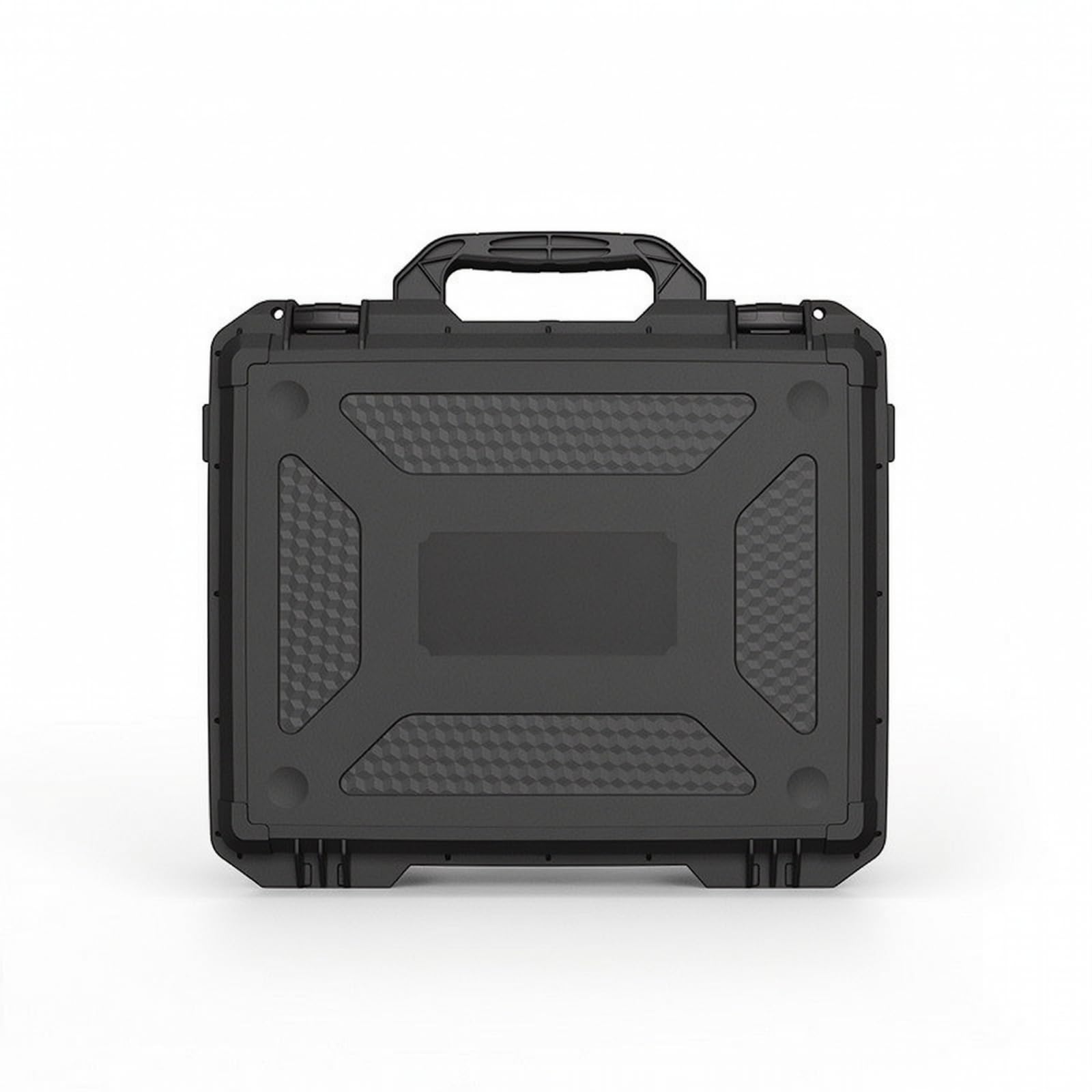 Maletín Rígido Protector Caja de, Caja De Herramientas De Plástico, Modelo 4350B, Dimensiones Externas 380 310 115MM, Color Negro