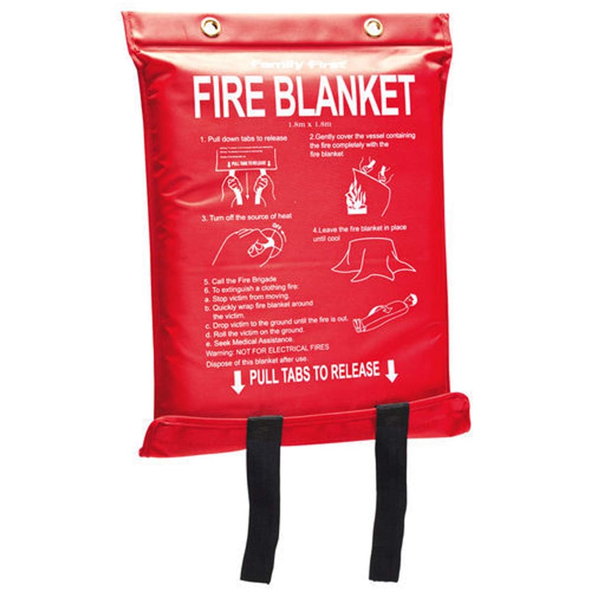 CHIPAR Parcil Safety Emergency Fire Blanket Car Emergency Kit Fire Extinguisher for Home Kitchen Woven Fiberglass Household Essentials Chemical Free No Mess Large-image-10