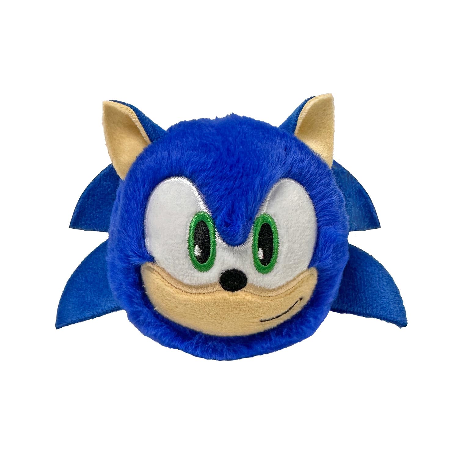 TY Sonic the hedgehog plush toy head cushion soft stuffed character pillow blue collectible kids for gift (3 inch)