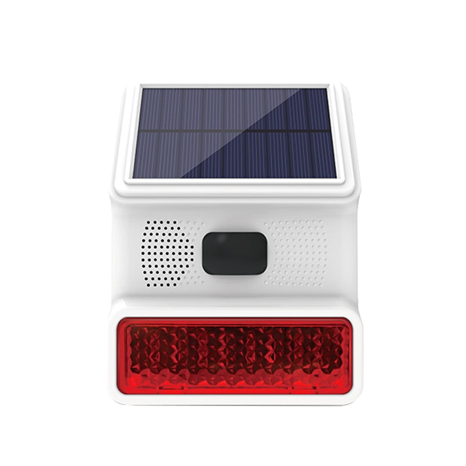 CUDTAPI 433MHz Wireless Light Flash Strobe Outdoor Solar Waterproof Siren For Home Burglar Security Alarm System(Set A)
