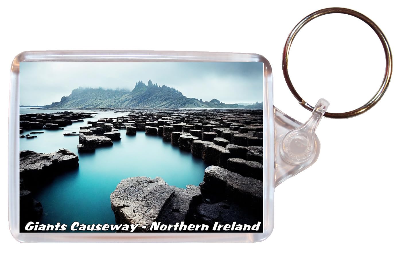 Baked Bean Store Giants Causeway - Northern Ireland - Double Sided Keyring BBSKTT190