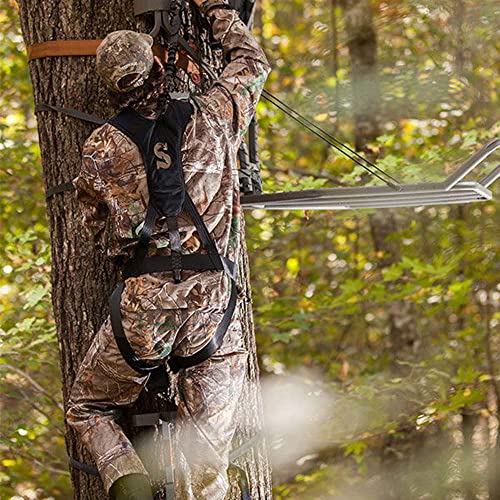 Image of Summit Treestands Men's Sport Safety Harness, Medium, Black