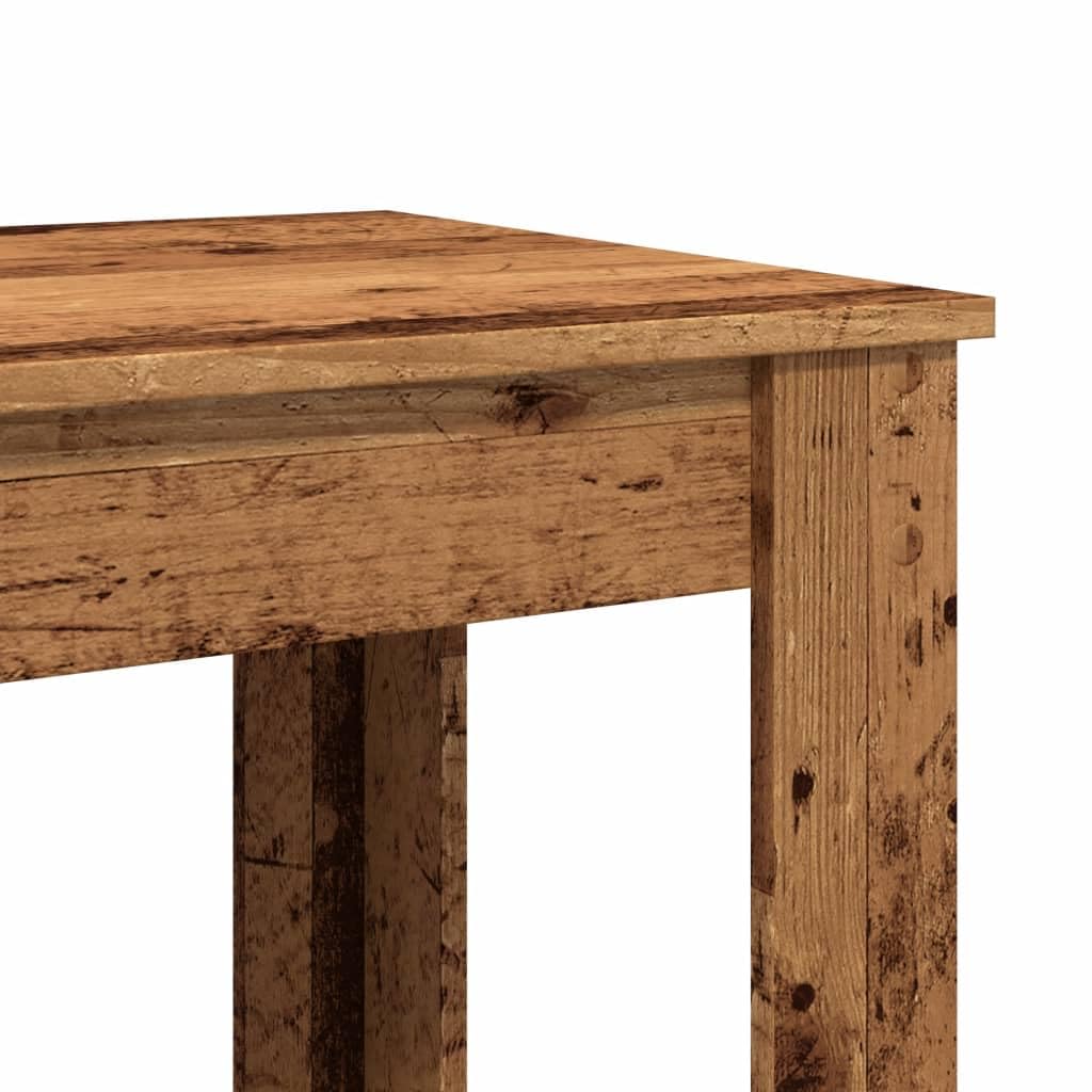 vidaXL Mesa Alta de Bar Madera ingeniería Envejecida 102x50x103,5 cm, Mesa de Bar, mesita de Bar, Mesa Alta de Cocina, mesas de Bar, Mesa de Pub