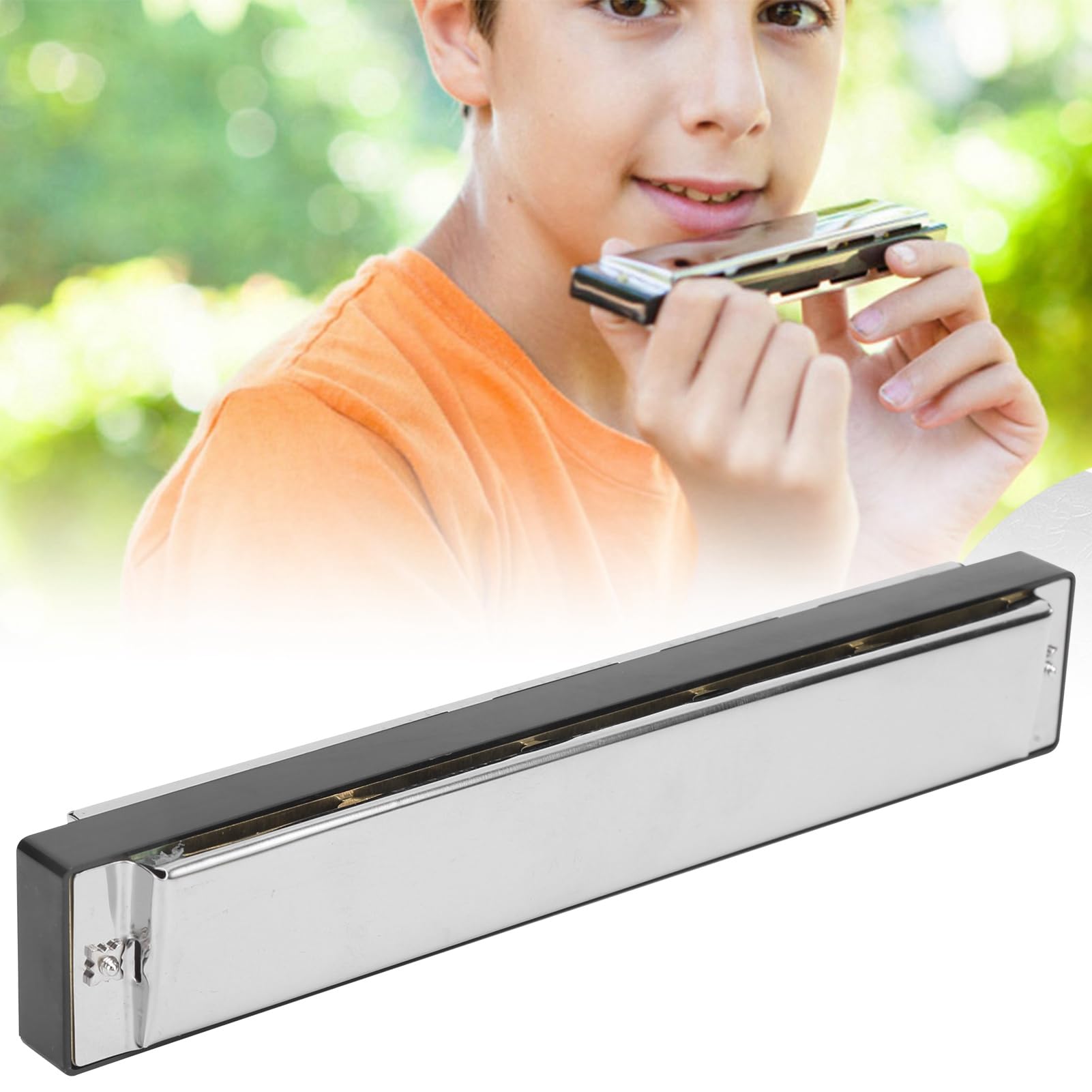 Armonica, armonica a bocca Vieni con una comoda impugnatura per suonare  l'armonica con un panno per gli appassionati di musica : Amazon.it: Libri