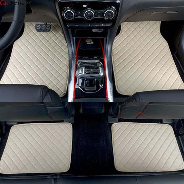 - Leather interior Parts Unisversal Car Floor Mats For Kias Creato 4 2007 2008 2009 Carpets Rugs Pads Accessories (Color 4)