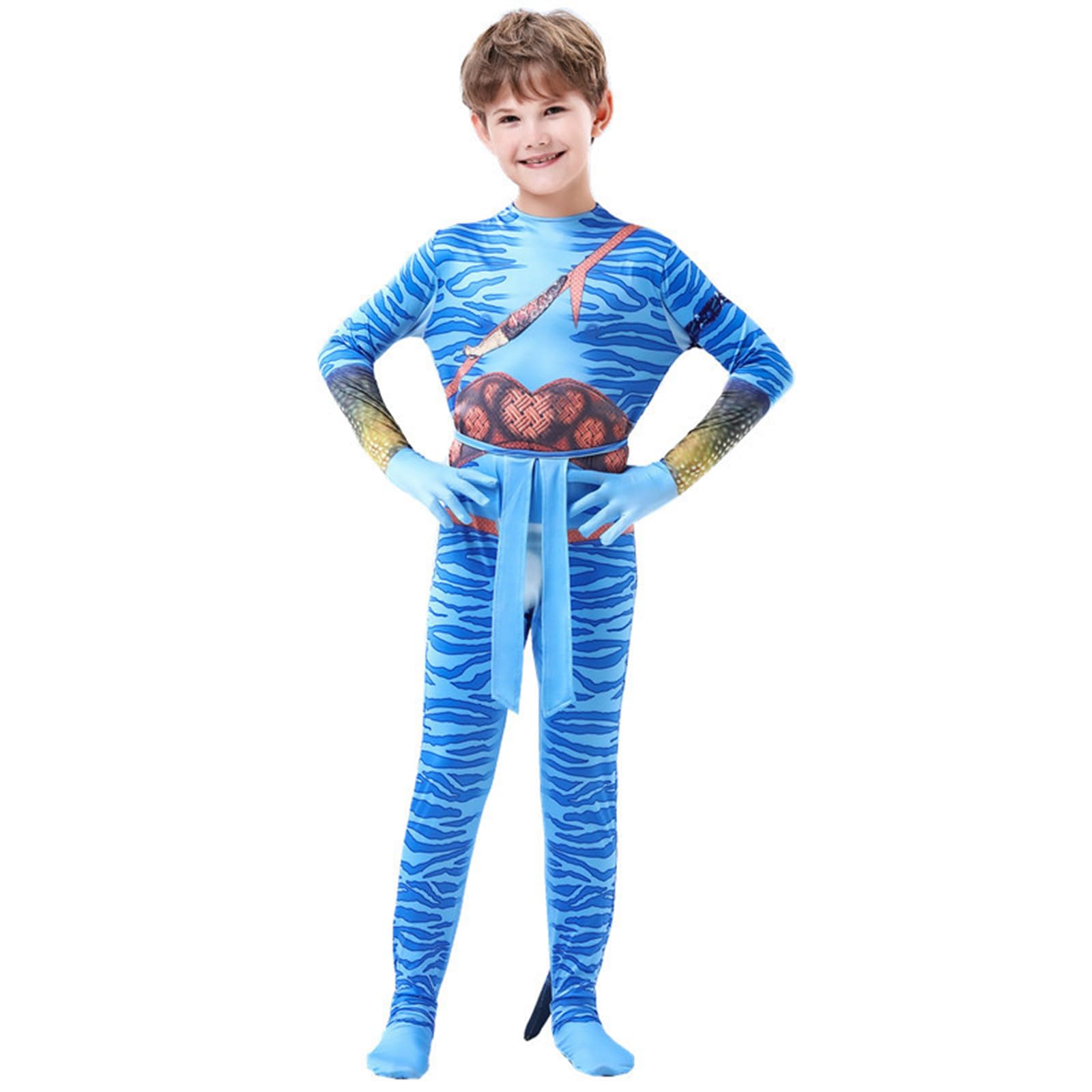 Kids Spandex Alien Jumpsuit