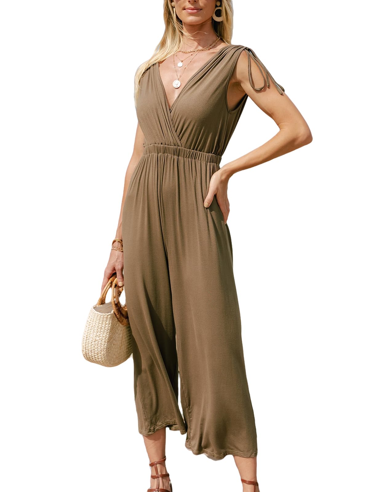 Overol elegante para mujer CUPSHE, el outfit ideal de pierna ancha para eventos de verano 6