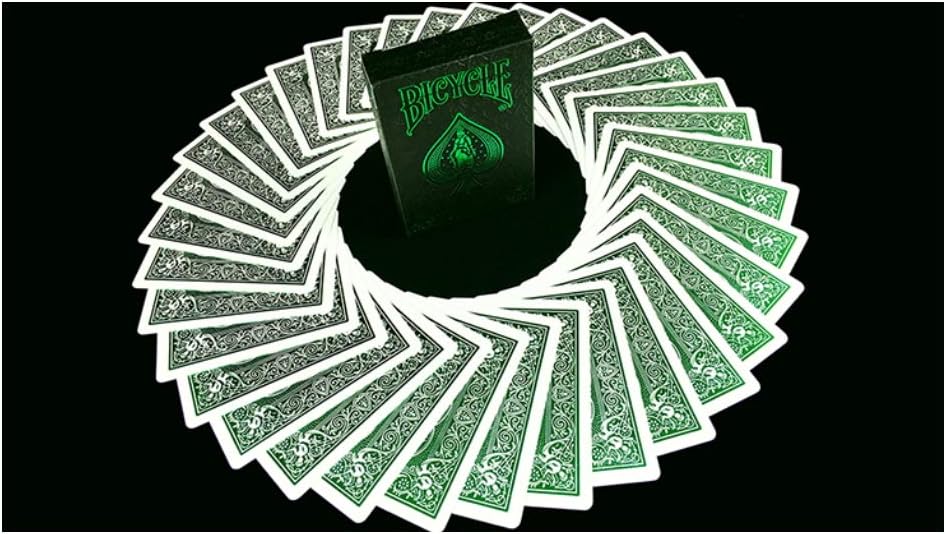 Criterium Commercial Bicycle MetalLuxe Emerald Playing Cards Limited Edition by JOKARTE