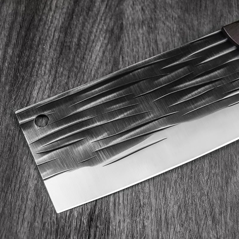 Meat Cleaver,Cleaver Knife Kitchen Chef Knife Stainless Steel Meat Fish Vegetables Slicer Chopping Professional Chinese Butcher Cleaver Cooking Tools, LAMAJIGA5844