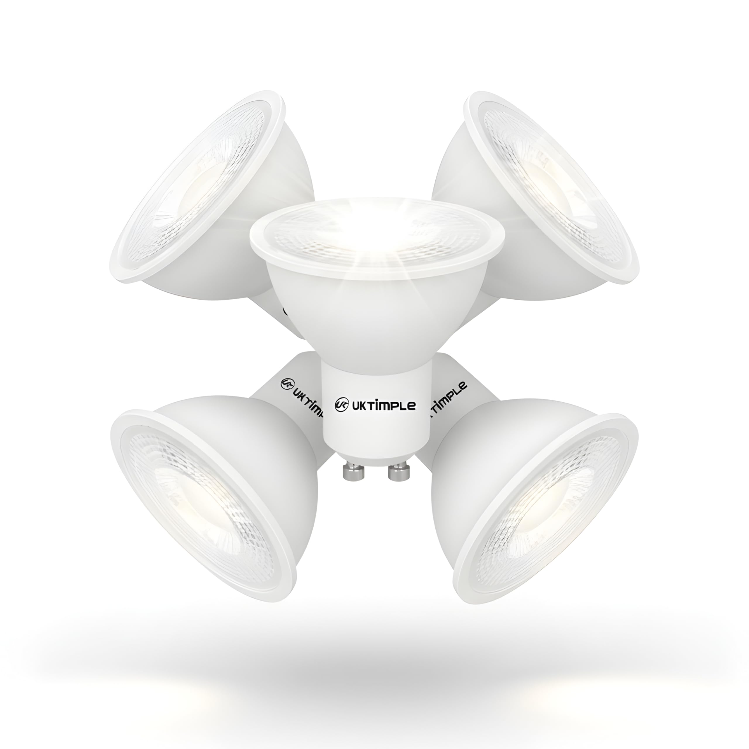 Uk Timple 6W GU10 LED Light Bulbs – Multipacks (5, Cool White) — image 1