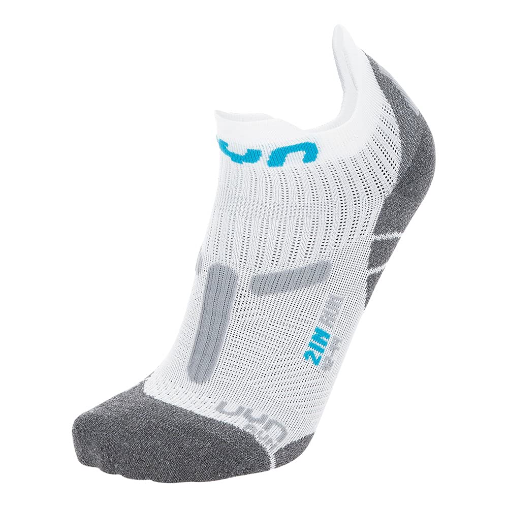 UYN S100223 RUN 2IN Socks Men's White/gray 38