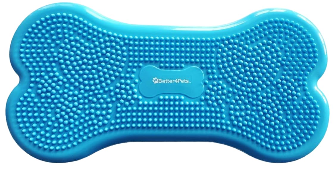 Generisch Fitness Dog Bone - Balance Pad & Wackelkissen - orthopädisches Hundetraining & Spiel - Trainingsgerät, Board, Kissen, Zubehör, Toy - inkl. Pumpe - für kleine & große Hunde