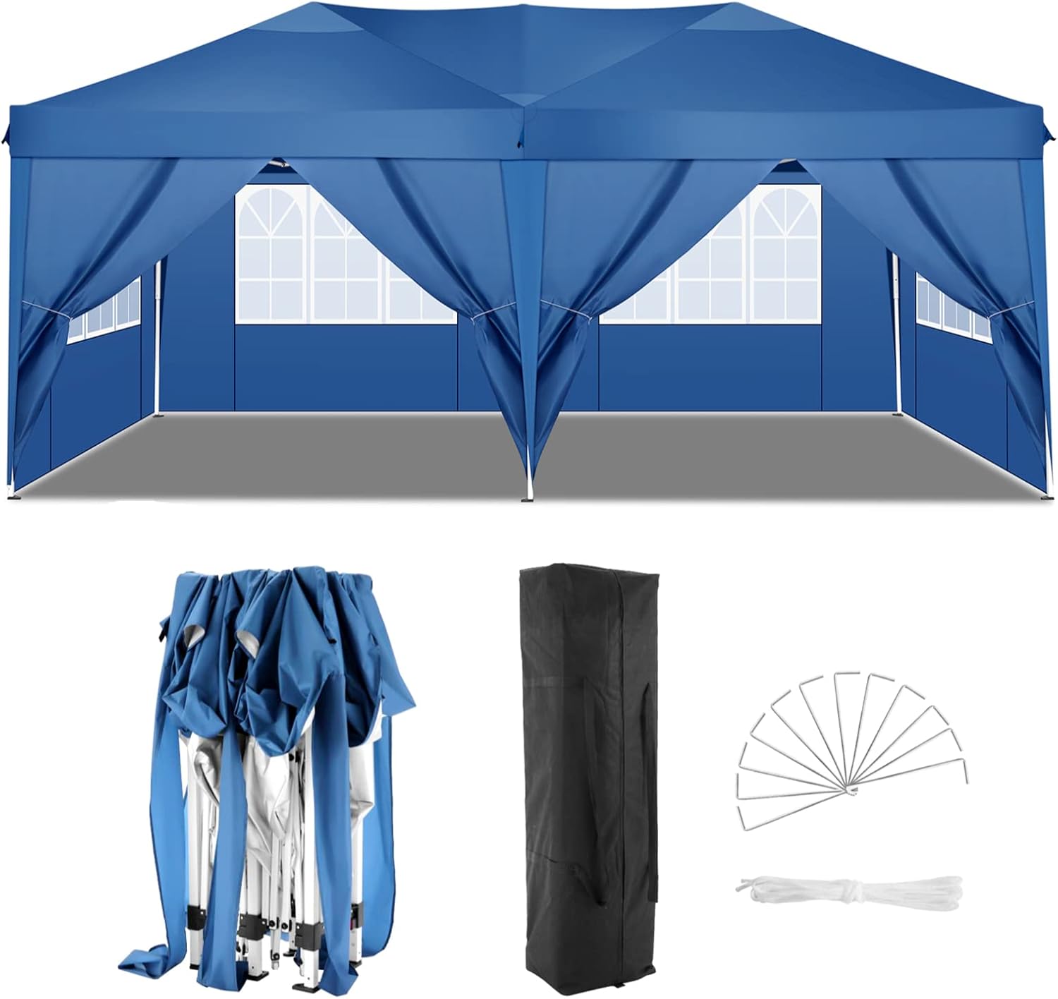 HOTEEL Pop up Canopy Tent 10x20 Commercial Instant Shelter