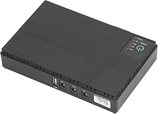 Mini UPS Battery Backup 10400mAh, Uninterruptible Backup Battery Power Supply 5V 9V 12V Output 85 ‑ 265V Input UPS Battery for Router, Optical Modem, Etc (US Plug)