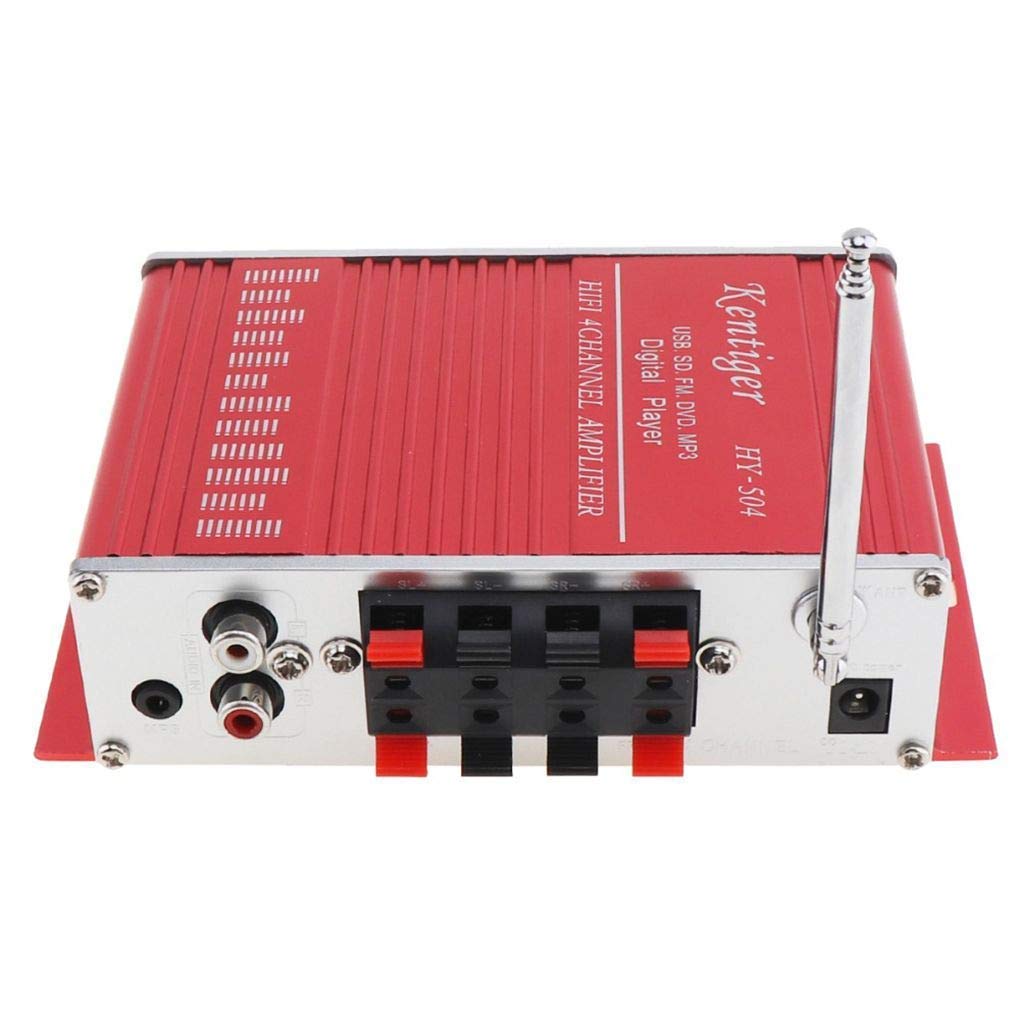 DollaTek Kentiger HY-504 Amplificateur numérique Haute Puissance Audio Lecteur 4CH 160W Hi-FI MP3