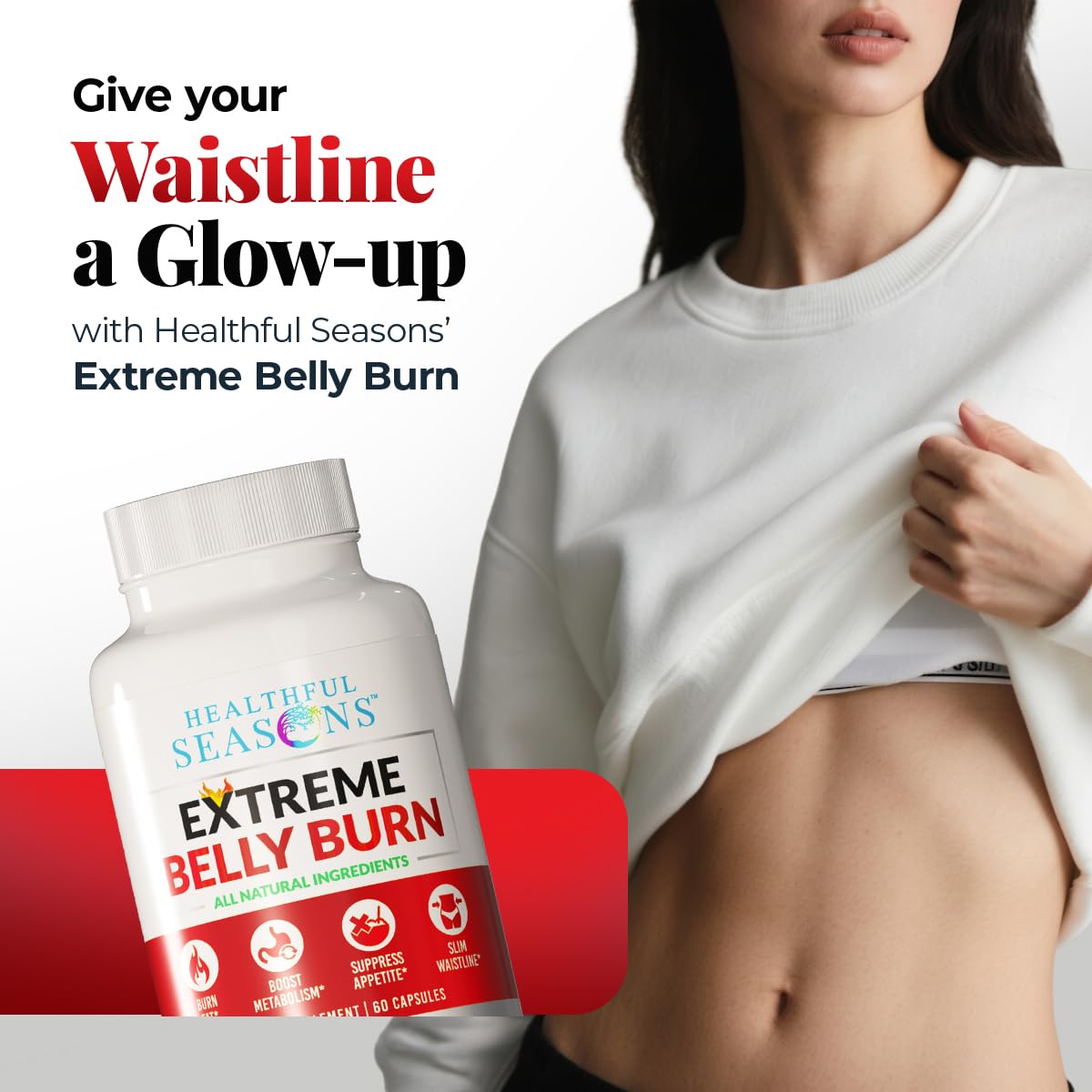 Healthful Seasons Extreme Belly Burn Fat Burner Supplement – 60 Capsules — Amazon image 2