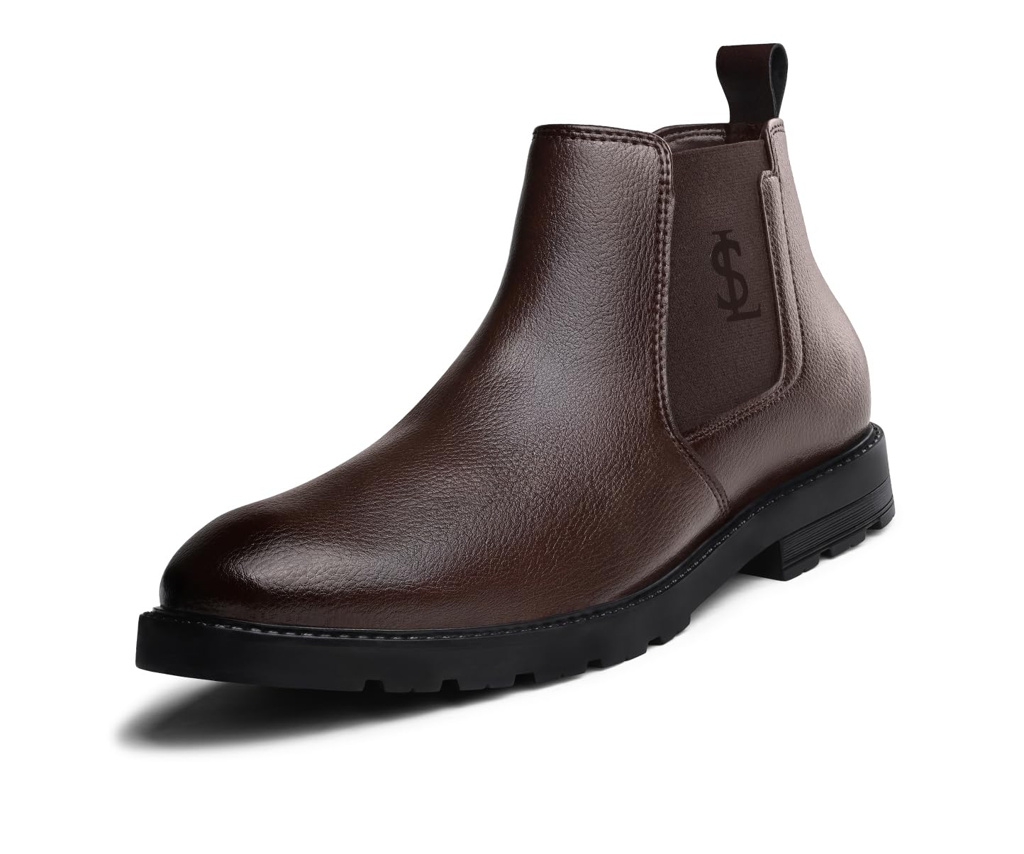 Men's Italian Leather Chelsea Boot American Brown Handcrafted High Ankle British Style Shoes for Men Hiking Biking (BT-WBNDCLBB)-image-48