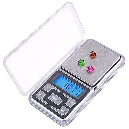 PreeX Digital Pocket Scale 0.1G to 200G for Kitchen and Jewellery Weighing (Grey)