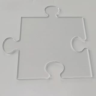 4 in1 Board Puzzle Piece Serving Router Template for Woodworking 1/4'' Thick DIY Router Template Acrylic Inlay Template Inlay Template Charcuterie Home Kitchen Cutting