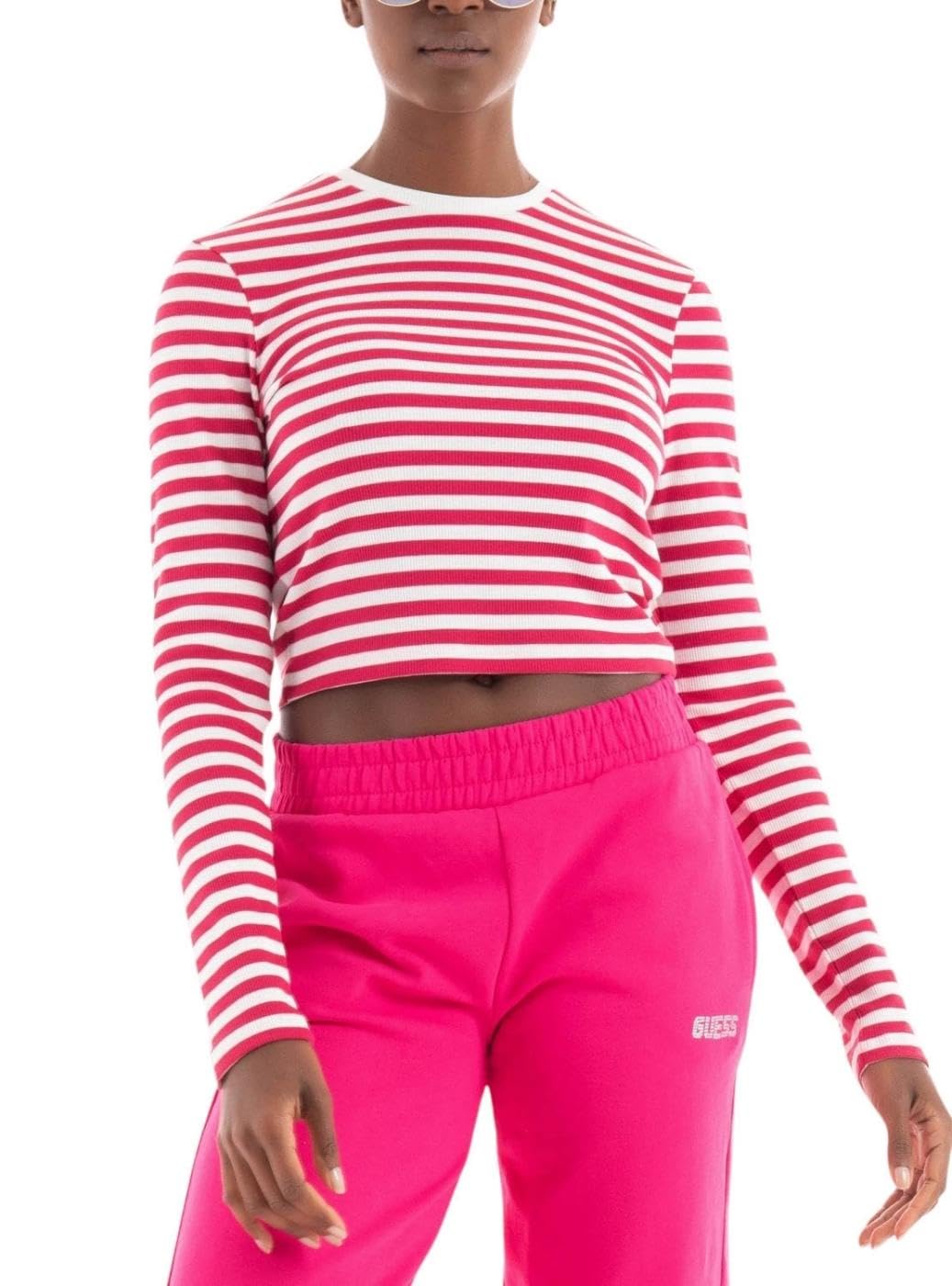 ONLELINA L/S CROPPED TOP JRS Tişört Kadın