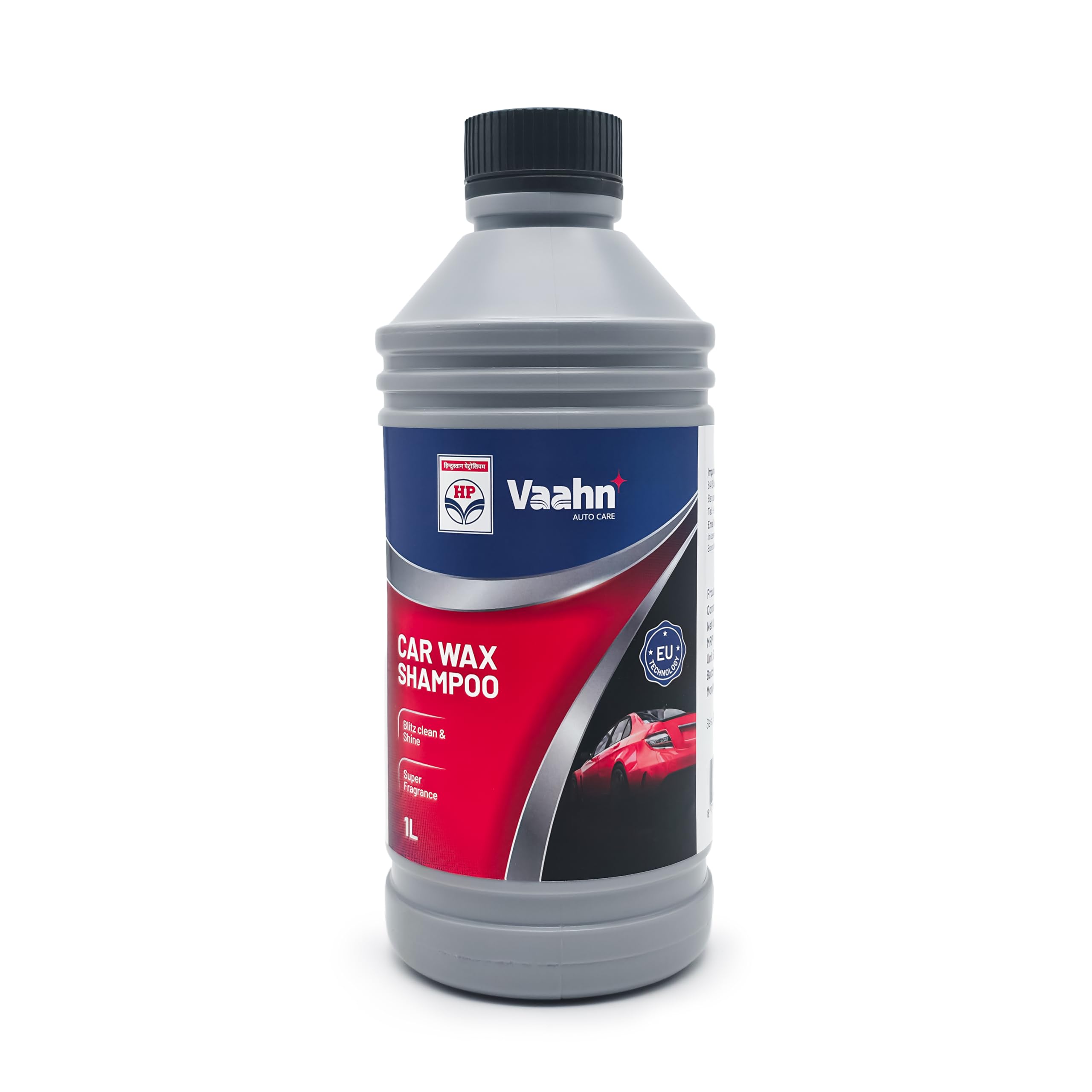 HP Vaahn Car Wash Shampoo 1L | pH Neutral Car Washing Shampoo with Wax | Rich Foam for Deep Cleaning, Enhanced Shine & Paint Protection | Removes Dirt & Road Grime | Streak-Free Finish